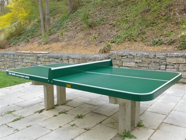 TOP-SPIN round-edged safety Tischtennisplattensanierung