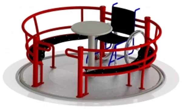 Barrierefreie Spielgeräte für öffentliche Spielplätze - Inklusion