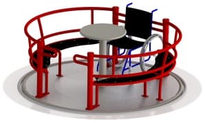 Barrierefreie Spielgeräte für öffentliche Spielplätze - Inklusion